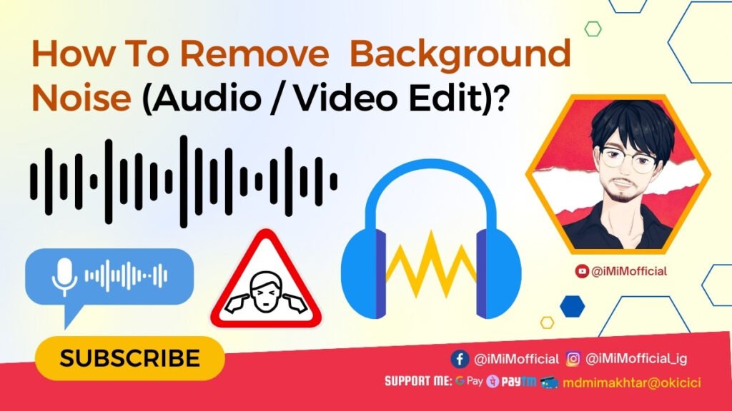 how to remove background noise