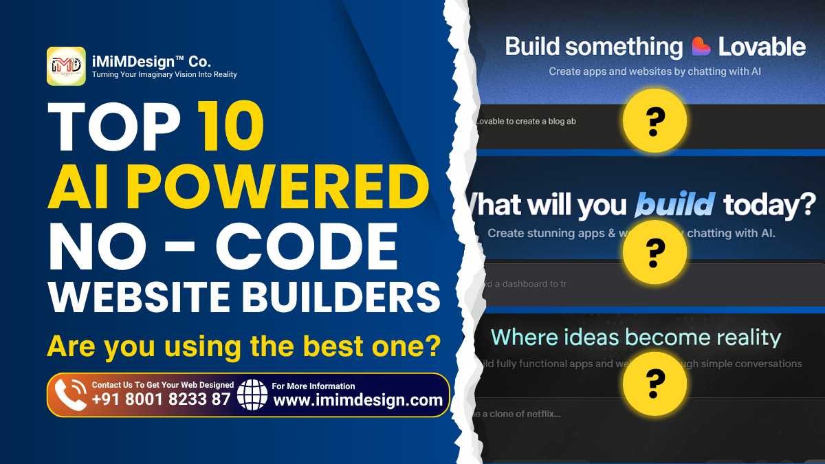 Top 10 AI Website Builders | No-Code Web Development Platforms